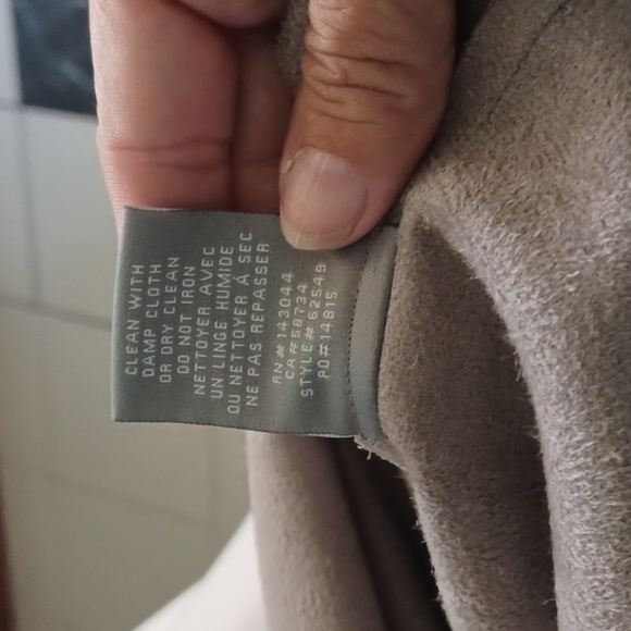 Bagatelle Anthropologie Waterfall Open Front Faux Leather Jacket Pink Size Large - Picture 6 of 6